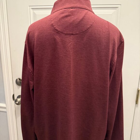 Greg Norman Quarter Zip Pullover, Men's Size M, Burgandy - Picture 5 of 5